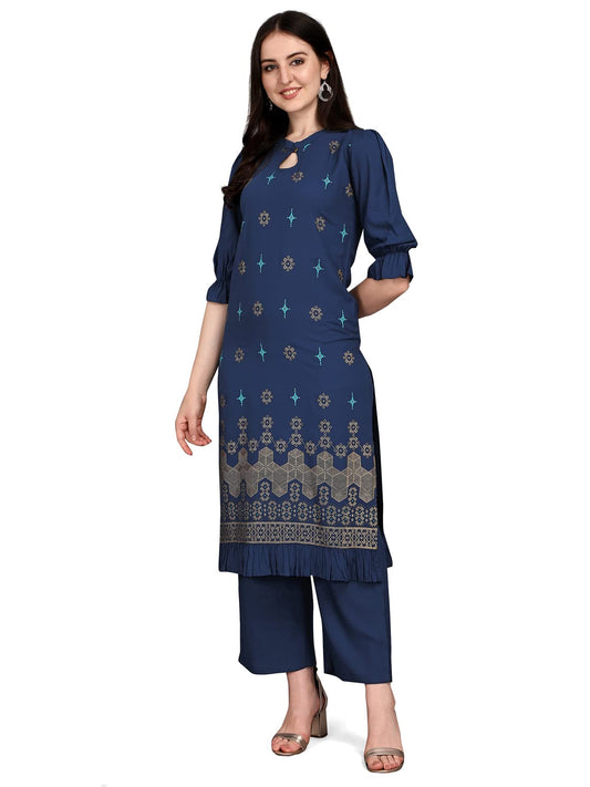 Sanisa Women's Rayon Overall Kurta
