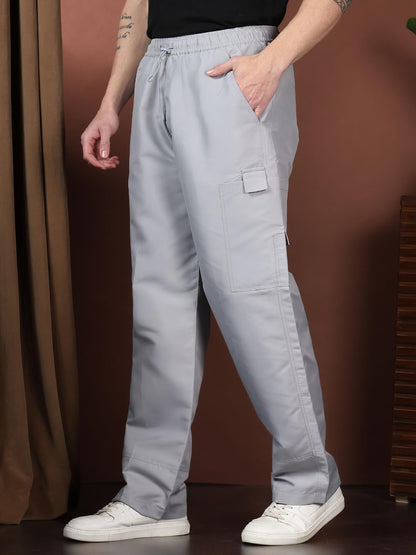 Kotty MenS Cargo Pants | Cotton Cargo Pants For Men | Comfortable & Stylish Cargos(Grey,30)