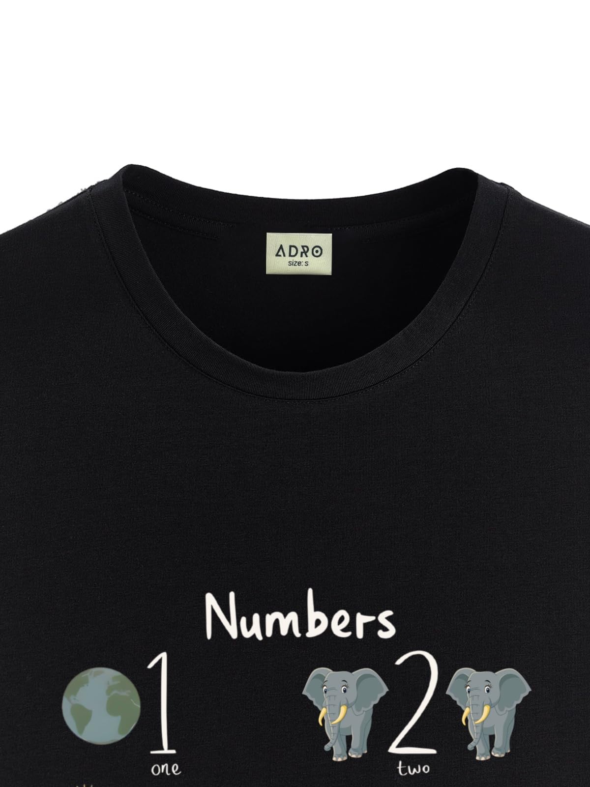 ADRO T Shirts for Boys & Girls || Learning Numbers Printed T-Shirt || Ages 3-14 || 100% Cotton Round Neck Tshirt for Boys & Girl