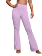 AVANOVA Light Purple Womens Yoga Dress Pants Stretchy Work Slacks Business Casual Office Flare Bell-Bottom/Boot-Cut Elastic Wai
