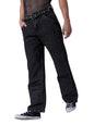 The Indian Garage Co Men Baggy Solid Mid-Rise Carpenter Utility Denim