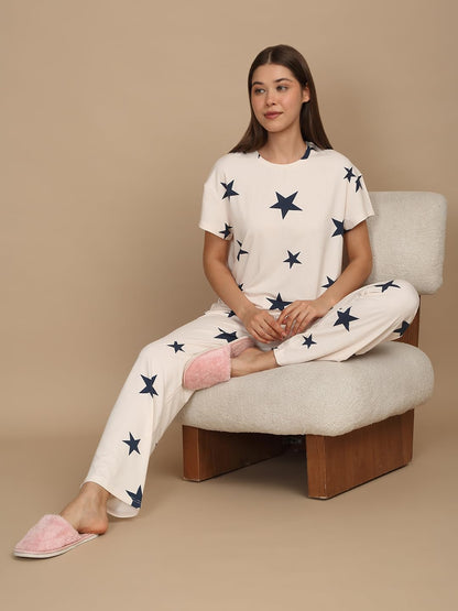 Sweet Dreams Women Twinkling Pyjama Set