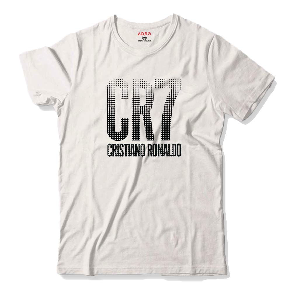 ADRO Design Printed T-Shirts for Men & Women (RNR-S35-CR07-WH_White)