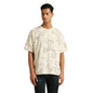 Pepe Jeans MenS Oversize Fit Printed T-Shirts Ivory White