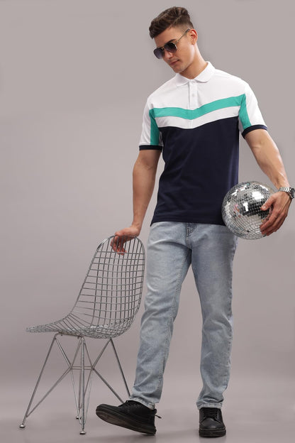 ADRO Regular Fit Polo Tshirt in 100% Cotton Multi Color Polo Also in Plus Size_PN24-L1-WHAQNB