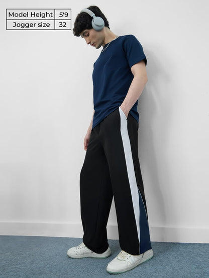 The Souled Store Baggy-Fit Joggers: Luna Men and Boys Pull On Solid Cotton Blend Baggy Fit Oversized Joggers