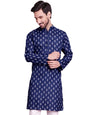 Jompers Mens Floral Printed Kurta