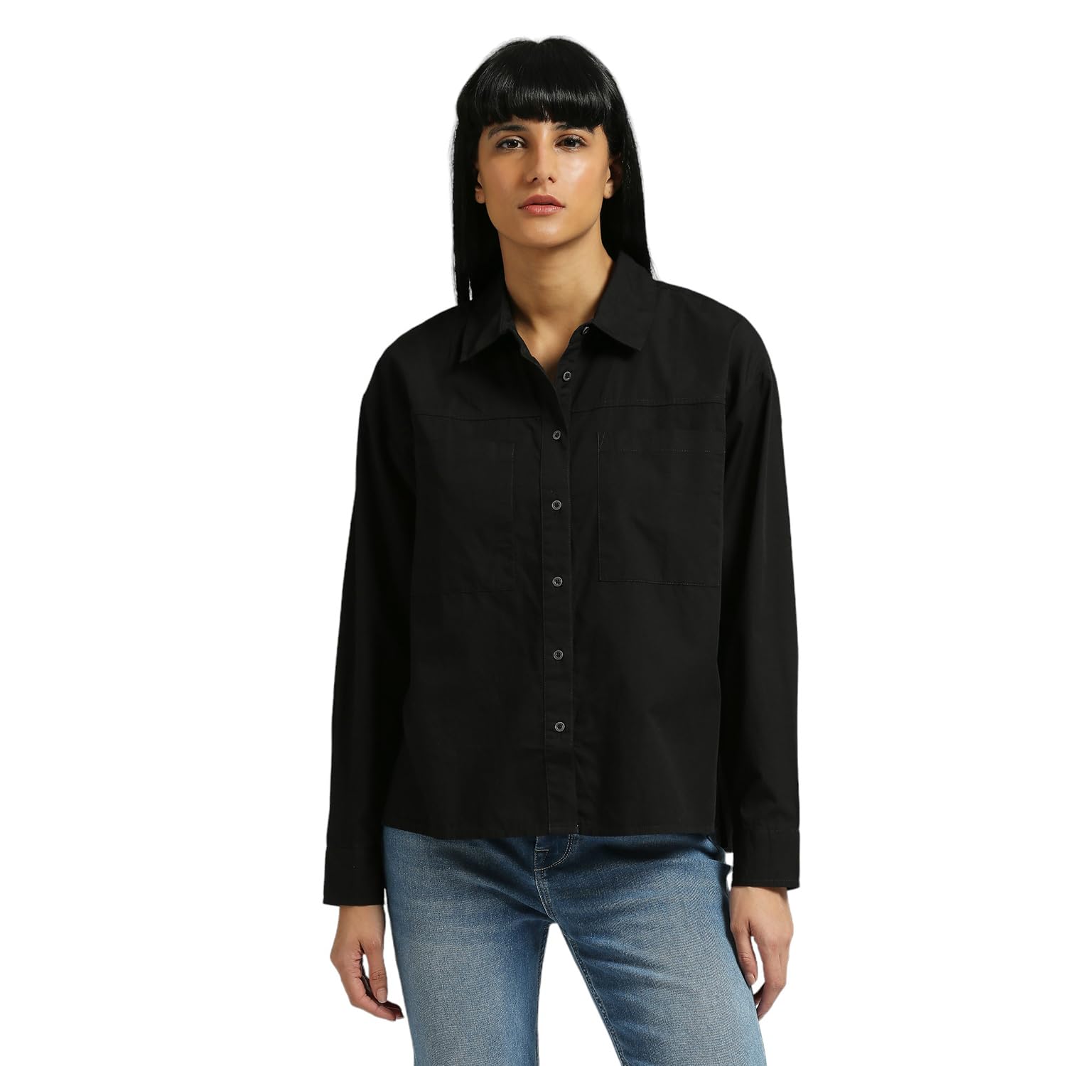 Pepe Jeans WomenS Oversize Fit Solid Shirts