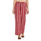 Fabindia Women Nagari Striped Casual Pants Cotton_Xl Red