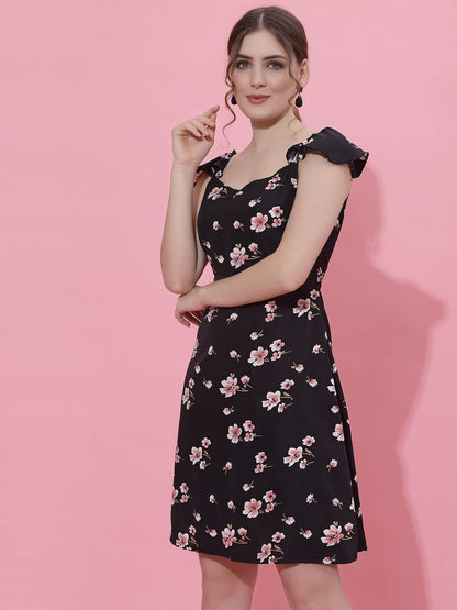Oomph! WomenS Western & Fusion Wear Western Dresses For Women Black - Md551
