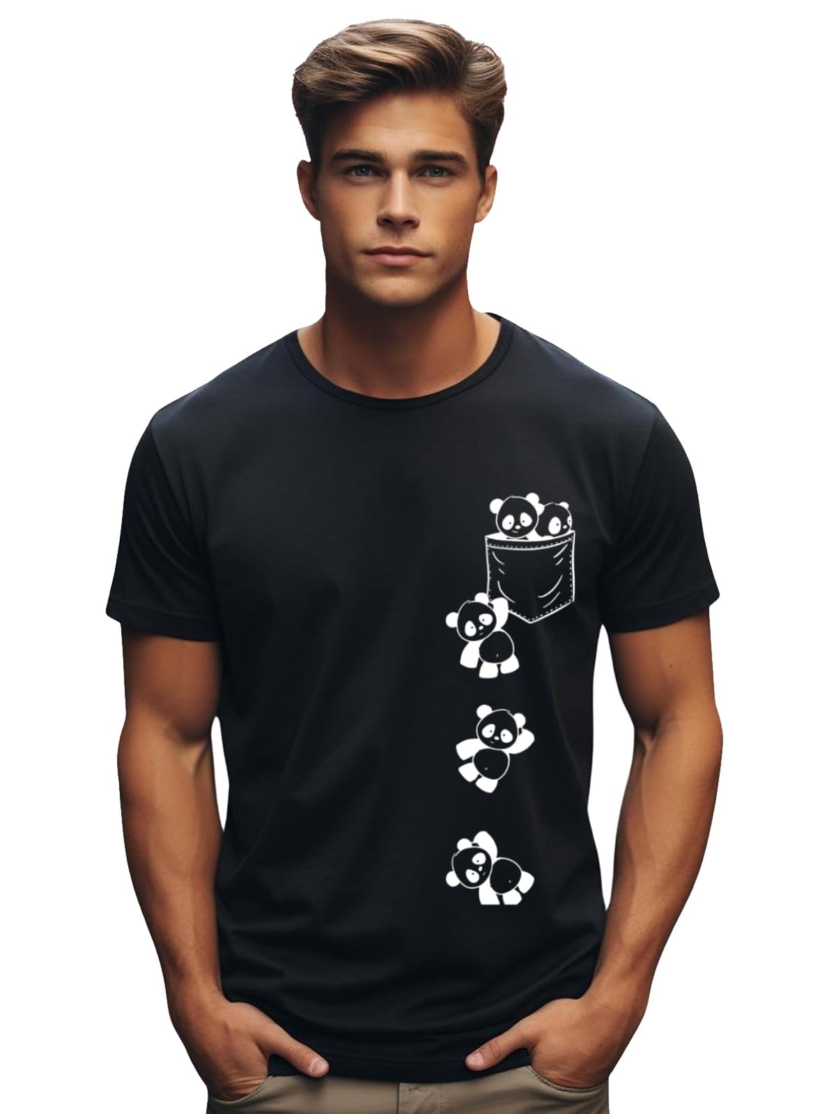ADRO Tshirt for Men | Printed T Shirt for Men | 100% Cotton T-Shirt |Printed T Shirt | T-Shirts | RN24-POC