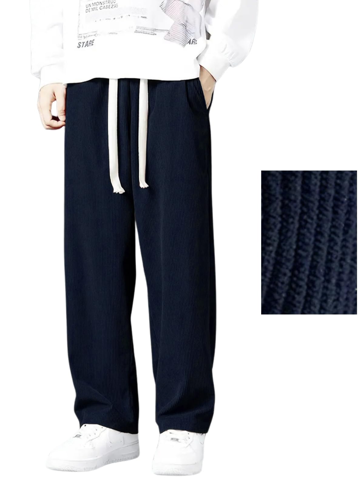 Greciilooks Lycra Track Pants For Men  Stretchable Loose Fit Gym Joggers | Korean Style Workout | Loose Mid Rise Track Pant Dark