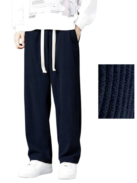 Greciilooks Lycra Track Pants For Men  Stretchable Loose Fit Gym Joggers | Korean Style Workout | Loose Mid Rise Track Pant Dark