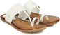 Shoetopia Womens White Stylish Trending Flats-Eu38