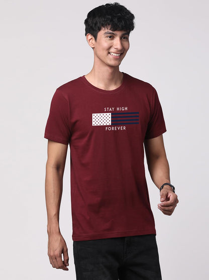 ADRO Mens Flag Printed Cotton T-Shirt_RN24-L2-FLAG-MR