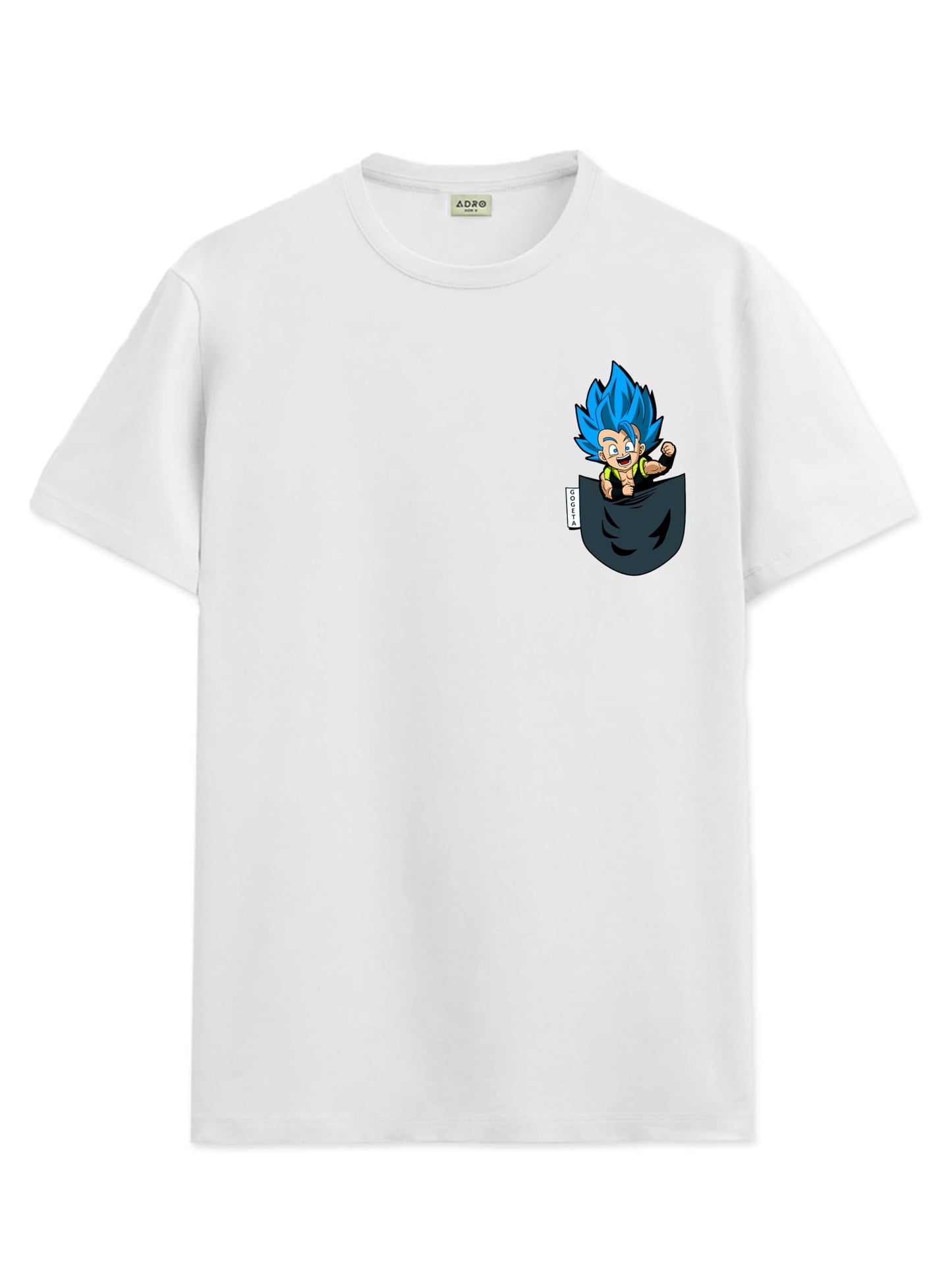 ADRO Tshirt for Men | Anime T Shirt for Men | 100% Cotton Tshirt | Graphic Printed T-Shirt | Chest Printed Tshirt | Gogeta Anime
