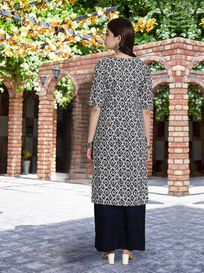 Pinkmint Crepe Printed Kurti For Womens College Wear Kurti Festival Wear Kurti For Women (Pack Of 5)