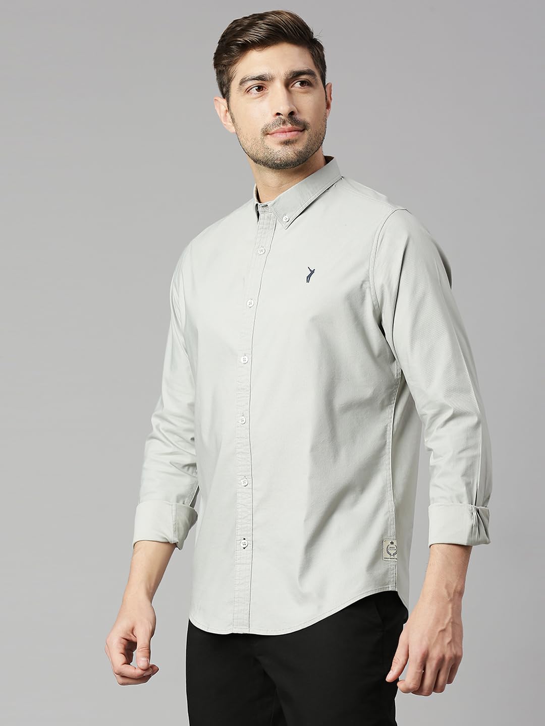 Thomas Scott Mens | Solid | 100% Cotton | Regular Fit | Button Down Collar | Casual | Shirts for Mens (Available in Plus Size)