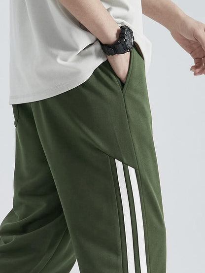 Nobero MenS Loose Sweatpants (1M-Bwjg-R0145_Olive Green