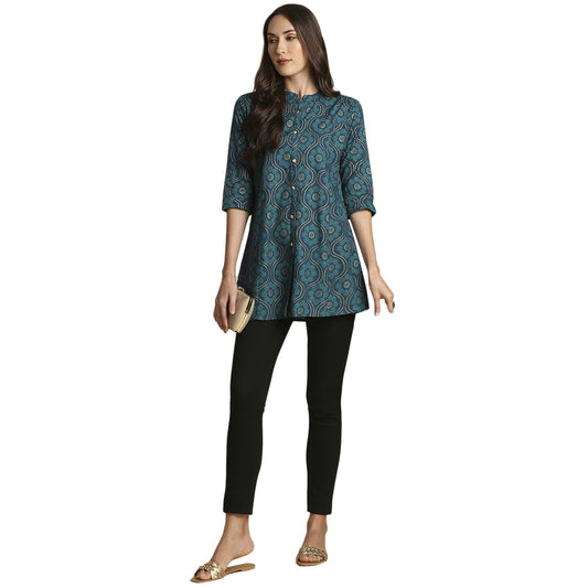 anubhutee Women Rayon A Line Kurti