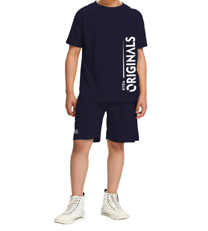 Kyda Kids100% Pure Cotton BoyS Premium Printed Tshirt And Shorts Set
