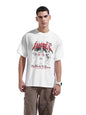 The Indian Garage Co Mens Relaxed Fit Graphic Print Crew Neck Half Sleeves Sweater