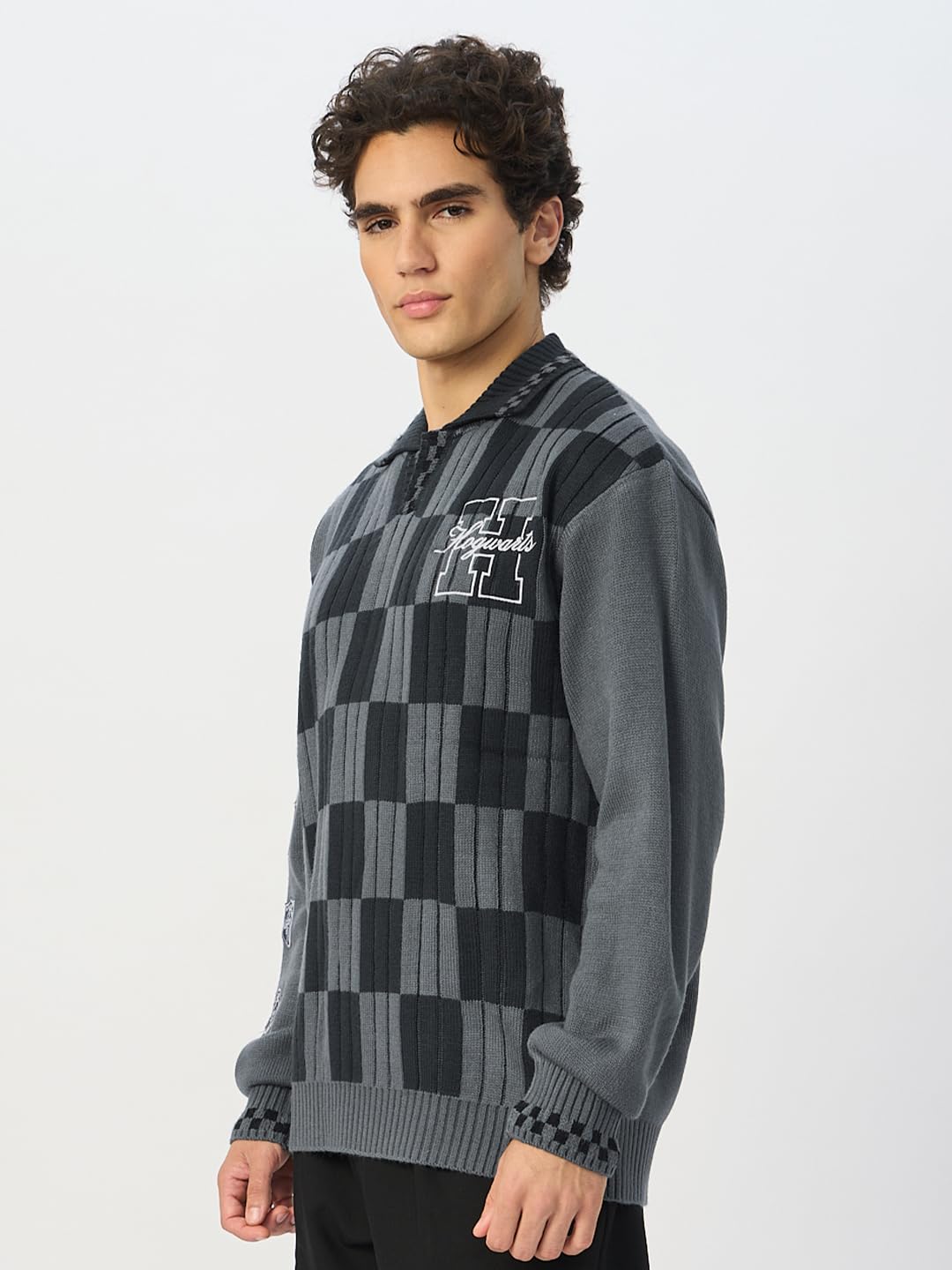 The Souled Store Official Harry Potter: Potterverse Pullovers for Men and Boys Grey