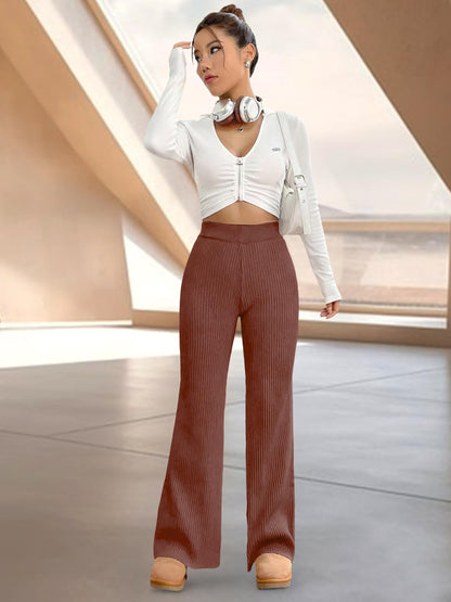 Tee Projekt Regular Fit Trousers for Women | Casual Trousers for Women