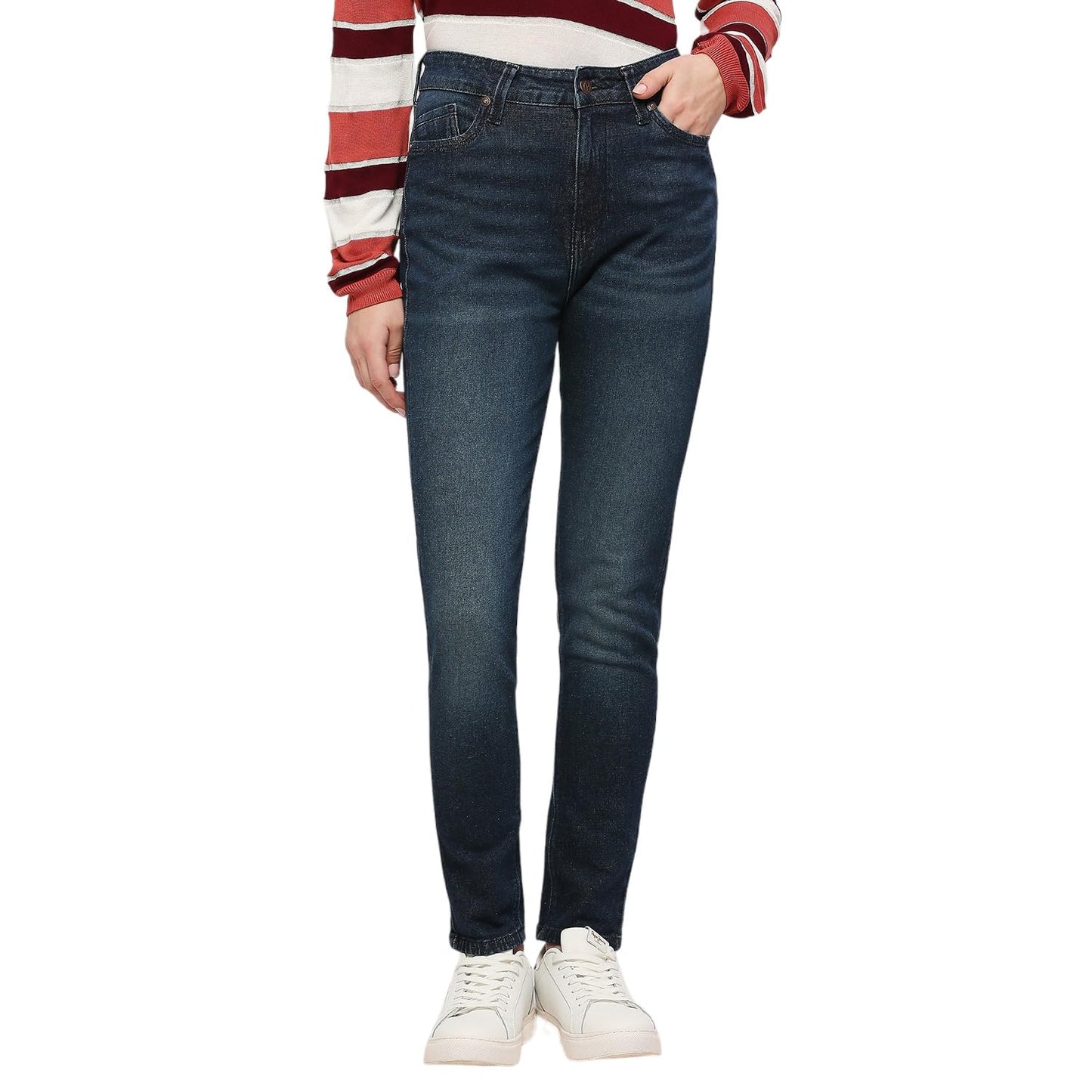 Pepe Jeans WomenS Skinny Jeans (Pl204677Q038_Dark Used Indigo Blue