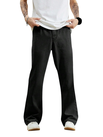 Leriya Fashion MenS Regular Jeans (Lf-Mj-02_Black