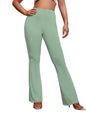 AVANOVA Light Teal Womens Yoga Dress Pants Stretchy Work Slacks Business Casual Office Flare Bell-Bottom/Boot-Cut Elastic Waist