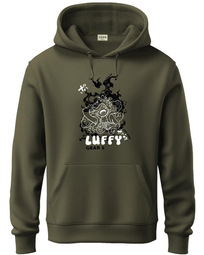 ADRO Hoodies for Men | Printed Hoodie for Men | Cotton Hoodie | Luffy Hoodie Gear 5 | Sweatshirt for Men | Anime Hoodie | H24-LU