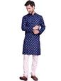 Jompers Mens Floral Printed Kurta Pyjama Set