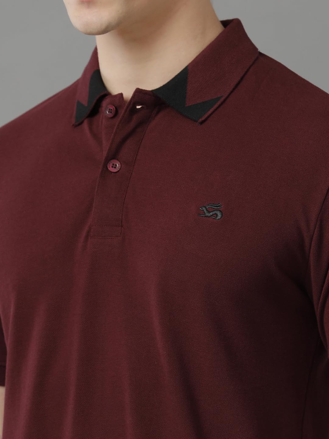 ADRO Premium Cotton Polo for Men (PN23-H-PLN-MR_Maroon)