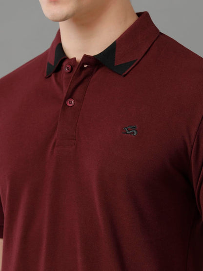 ADRO Premium Cotton Polo for Men (PN23-H-PLN-MR_Maroon)