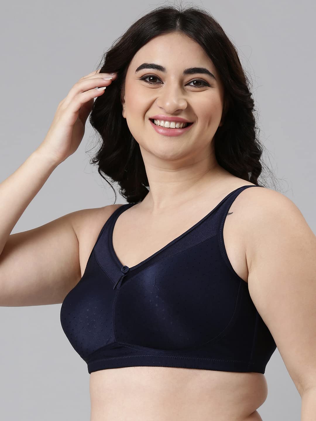 Enamor FB12 Full Support Smooth Super Lift Bra - Non-Padded, Wirefree & Full Coverage