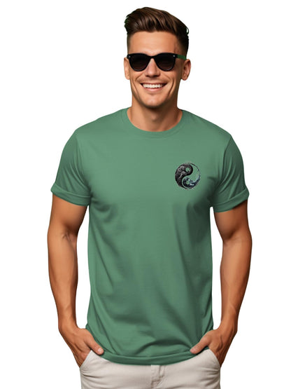 ADRO T-Shirts for MenChest Printed T-Shirt for MenCotton Tshirt for Men|RN24-STICK-YONG-PT