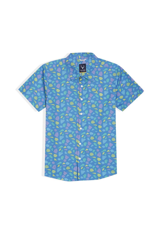 Allen Solly Boys Printed Casual Short Sleeve T-Shirt