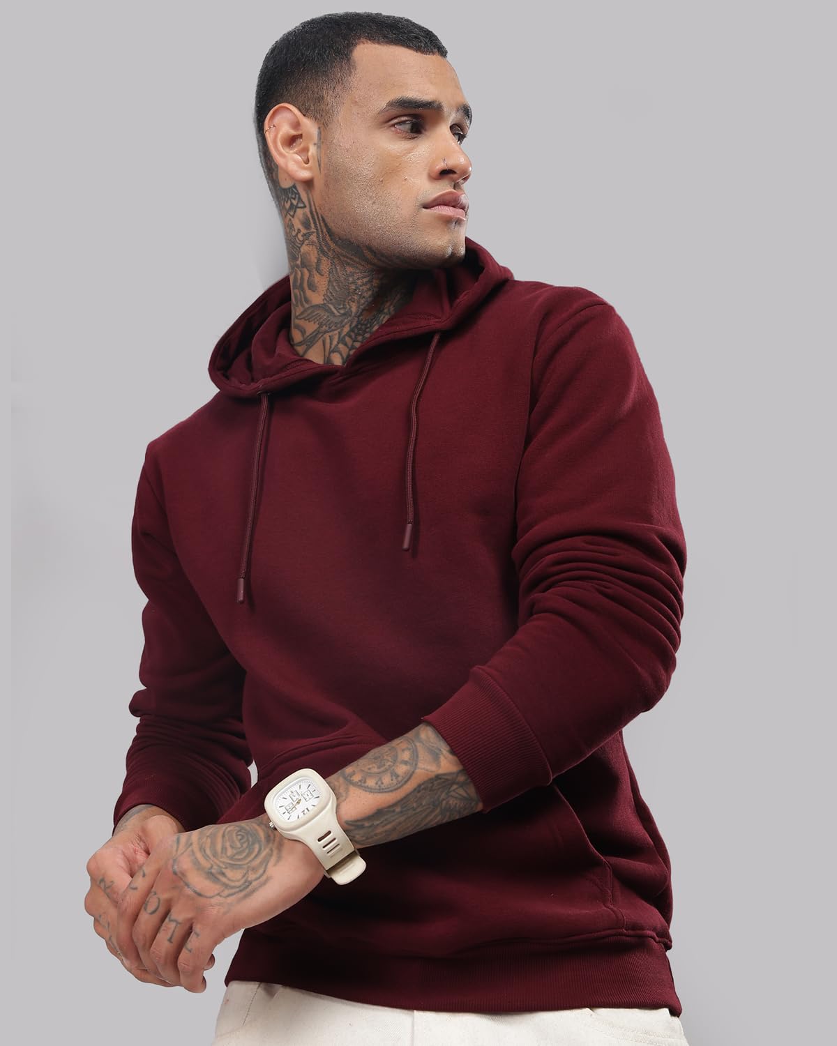 ADRO Hoodies for Men | Printed Hoodie for Men | Cotton Hoodie | Mens Hoodies | Sweatshirt for Men | Hooded Hoodie|H24-PLN