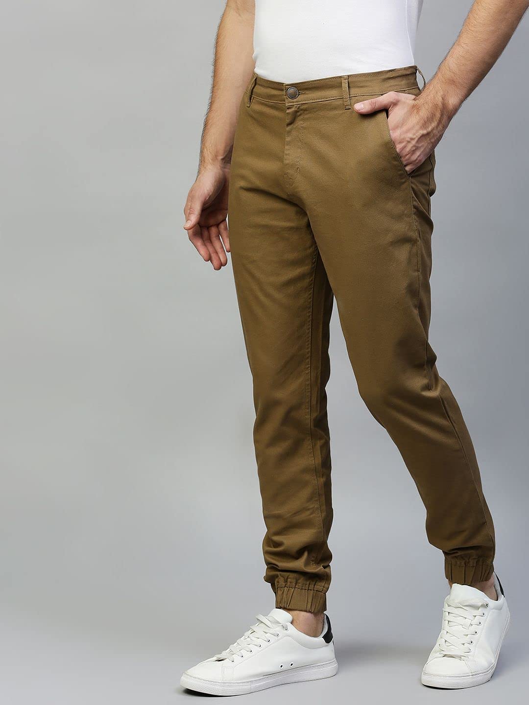 Hubberholme MenS Casual Cargo Trousers - Stretchable Premium Cargo Pants For Men Cotton Trousers Long Military Pants Regular Fi