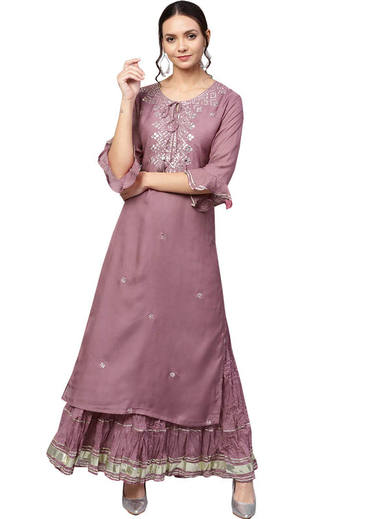 ishin Women Polyester Regular Kurta Salwar Suit Set