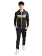 The Indian Garage Co Mens Regular Fit Polyester Spandex Placement Print and Hoodie