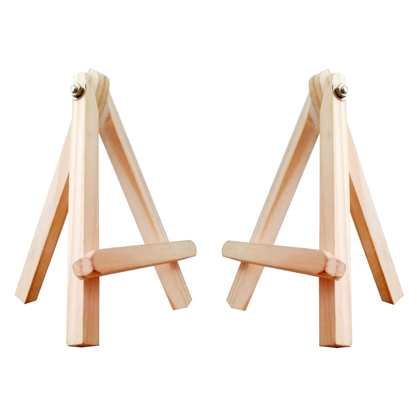 Eduway 7 Inch Mini Wooden Easel Tripod Stand for Sketch Accessories/Natural Craft/Art/Painting/Mini Canvas/Business Card/Display
