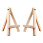 Eduway 7 Inch Mini Wooden Easel Tripod Stand for Sketch Accessories/Natural Craft/Art/Painting/Mini Canvas/Business Card/Display
