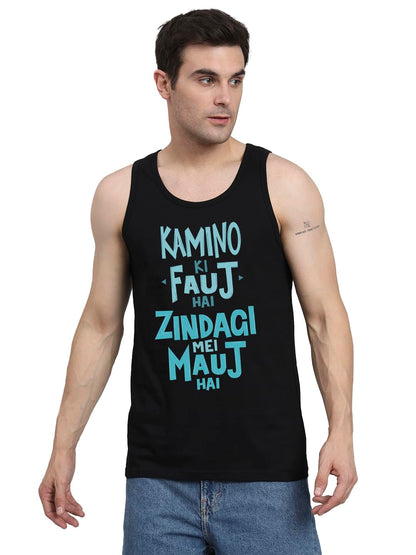 Peppyzone Mens Regular Fit Vest (TT-Trendy 56-60_Black4
