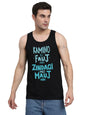 Peppyzone Mens Regular Fit Vest (TT-Trendy 56-60_Black4