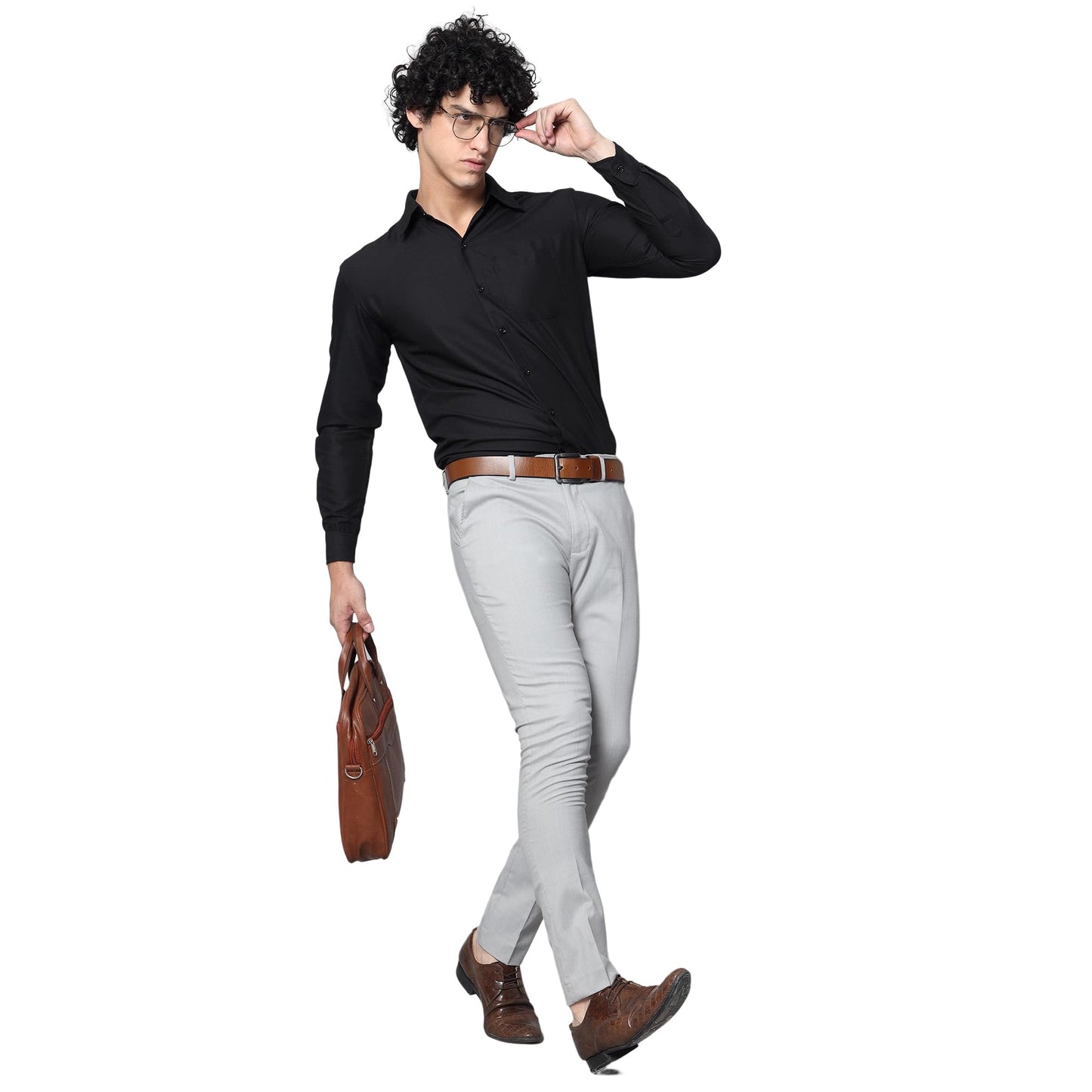 Tee Projekt Premium Plain Cotton Shirt for Men | Cotton Shirt | Casual Shirt | Solid Shirt | Full Sleeves | Formal Shirt (SFA-ST