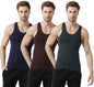 Rupa Mens Solid Regular Fit Vest (Jon_PO3_Assorted