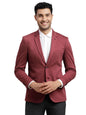 Turtle Men Knitted Maroon Blazer