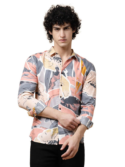 Rigo Rayon Printed Shirts for Men | Full Sleeves Hawaiian Regular Fit Mens Shirt | Casual Shirt | Beach | Party | Outing Wear S